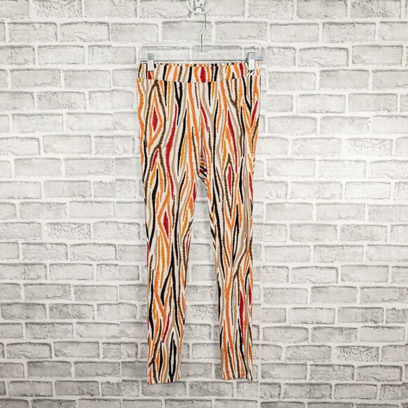 MIU MIU Medium High-Rise Multi color Leggings - Picture 2 of 8